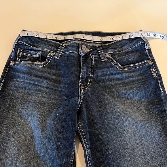 Silver Jeans Suki Capri Mid Rise Size 27 - Picture 4 of 16